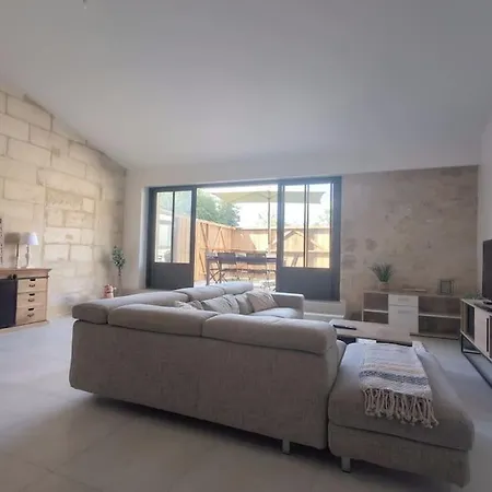 Maison En Pierre Renovee Les Artigues-de-Lussac Exterior foto